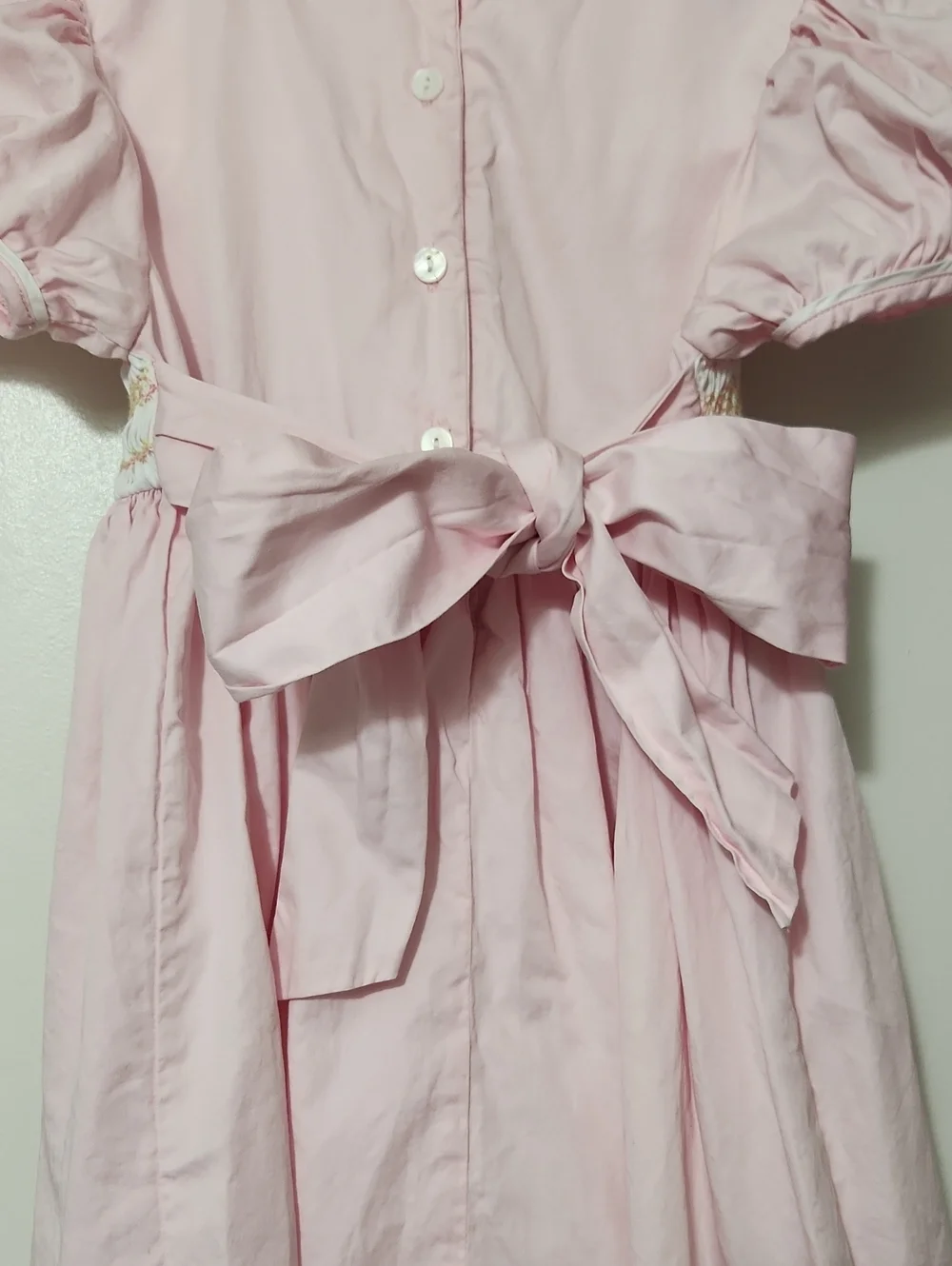 Pettigirl Pink Smocked Dress Sz 6 100% Cotton Barbiecore Barbiecore